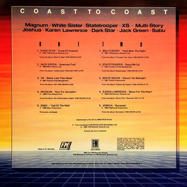 Various : Coast To Coast (LP, Comp)