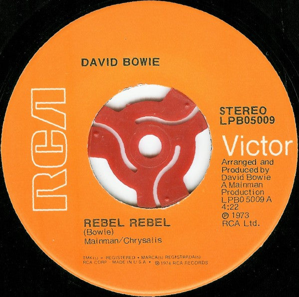 David Bowie : Rebel Rebel (7", Single, US )