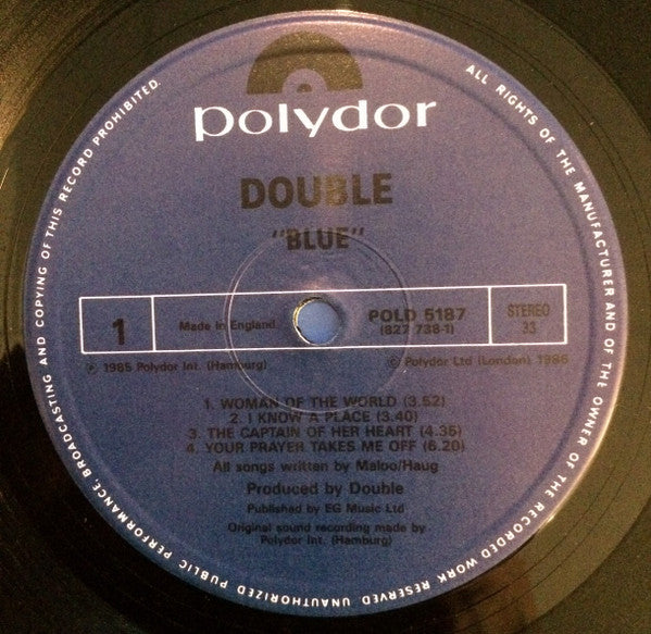 Double : Blue (LP, Album)