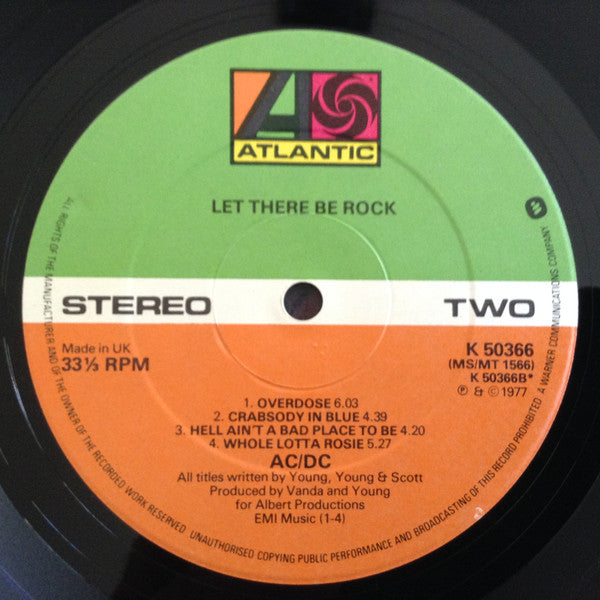 AC/DC : Let There Be Rock (LP, Album)