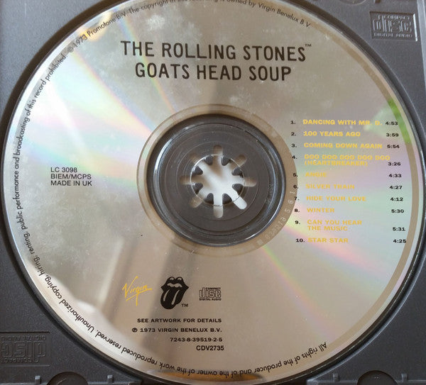 The Rolling Stones : Goats Head Soup (CD, Album, RE, RM)