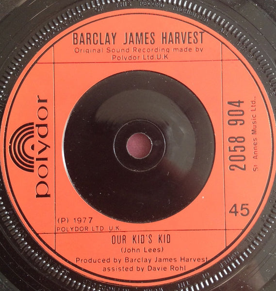 Barclay James Harvest : Hymn / Our Kid's Kid (7", Single)