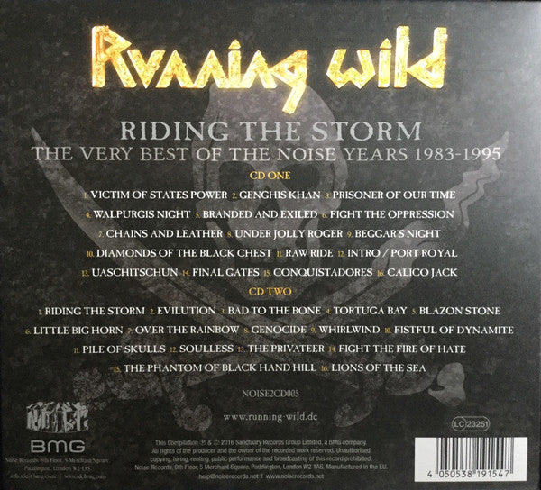 Running Wild : Riding The Storm - The Very Best Of The Noise Years 1983-1995 (2xCD, Comp, Dig)