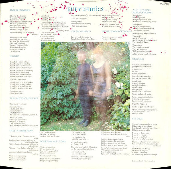 Eurythmics : In The Garden (LP, Album)