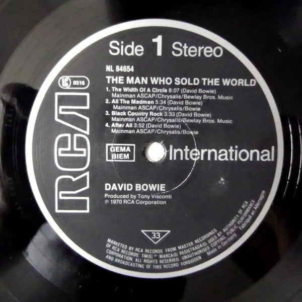 David Bowie : The Man Who Sold The World (LP, Album, RE)