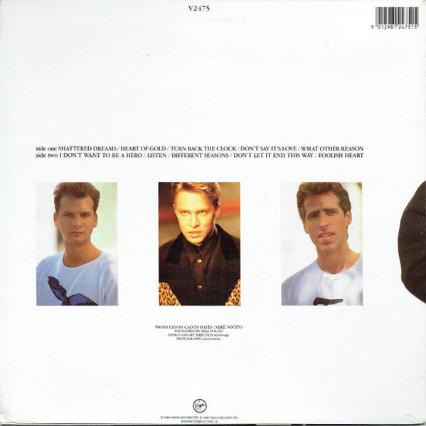 Johnny Hates Jazz : Turn Back The Clock (LP, Album)