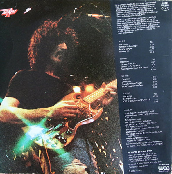 Zappa* / Mothers* : Roxy & Elsewhere (2xLP, Album, Gat)