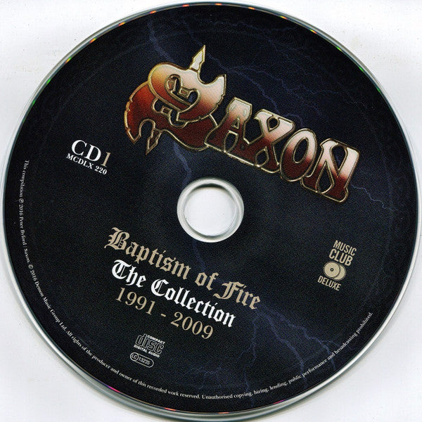 Saxon : Baptism Of Fire : The Collection 1991 - 2009 (2xCD, Comp, Sli)