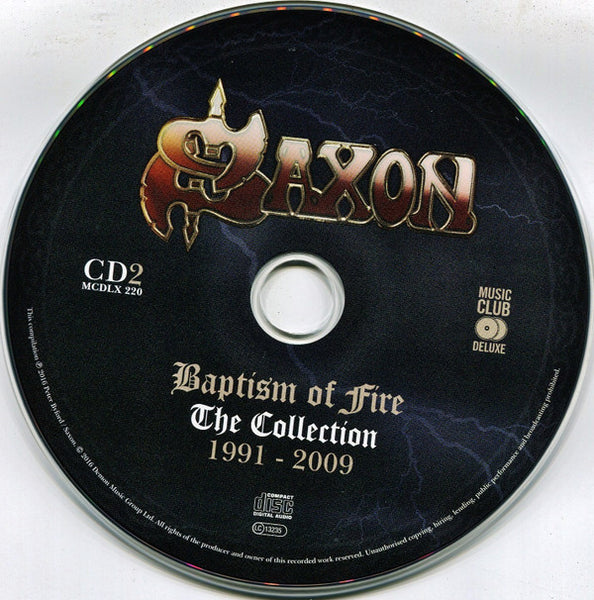 Saxon : Baptism Of Fire : The Collection 1991 - 2009 (2xCD, Comp, Sli)