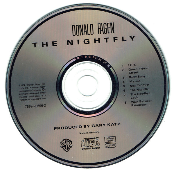 Donald Fagen : The Nightfly (CD, Album, RE)