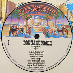 Donna Summer : I Feel Love (Patrick Cowley Mega Mix) (12", Single)