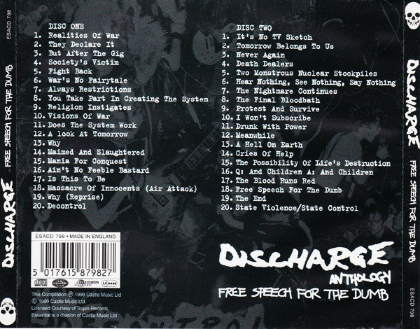 Discharge : Free Speech For The Dumb (2xCD, Comp)