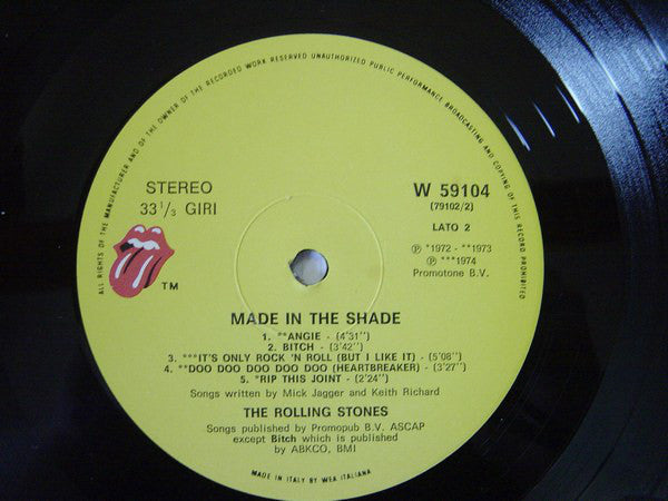 Rolling Stones* : Made In The Shade (LP, Comp)