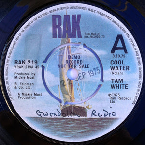 Tam White : cool water  (7", Single, Promo)