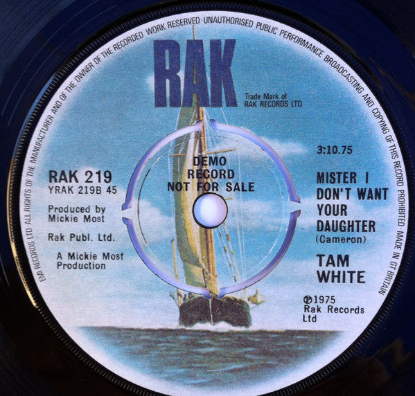 Tam White : cool water  (7", Single, Promo)