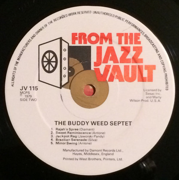 Buddy Weed : The Buddy Weed Septet (LP, Album)