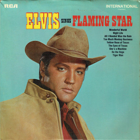 Elvis Presley : Elvis Sings 'Flaming Star' (LP, Album, CBS)