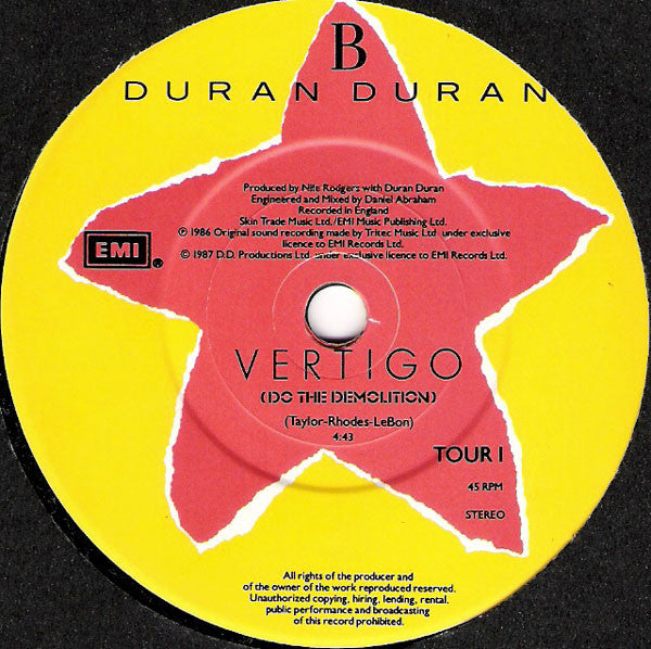 Duran Duran : Meet El Presidente (7", Single, Gat)