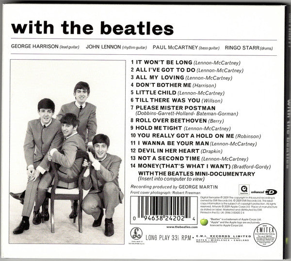 The Beatles : With The Beatles (CD, Album, Enh, RE, RM, RP)