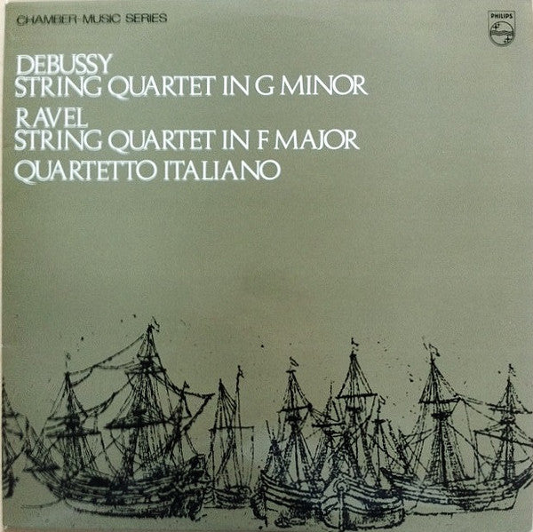 Debussy* • Ravel* • Quartetto Italiano : String Quartet In G Minor • String Quartet In F Major (LP, RE)