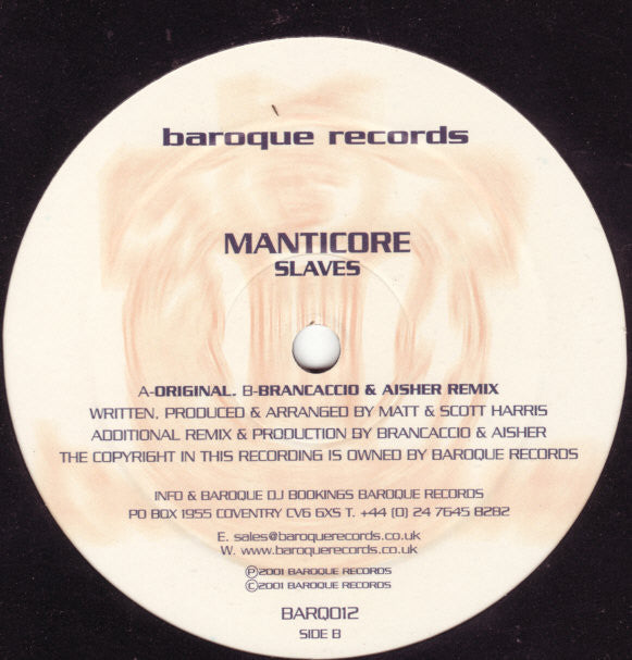 Manticore : Slaves (12")