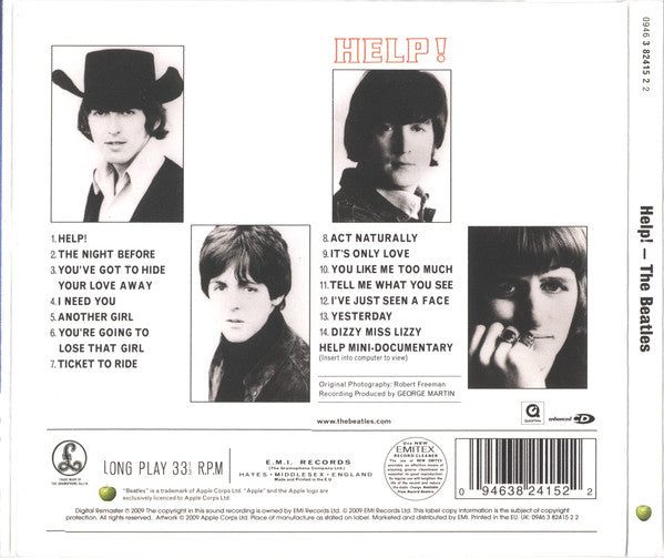 The Beatles : Help! (CD, Album, Enh, RE, RM)