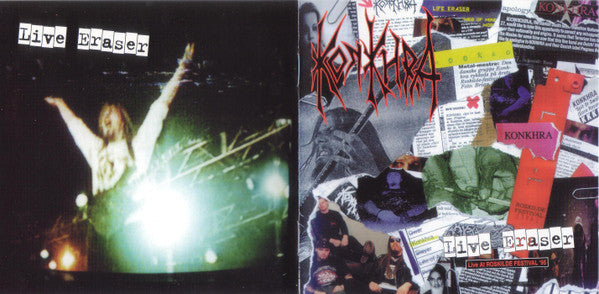 Konkhra : Live Eraser (Live At Roskilde Festival '95) (CD, Album)