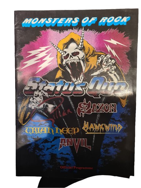 Monsters of Rock Official Programme 1982