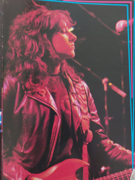 Girlschool Hit and Run Official Tour Programme with ticket stub