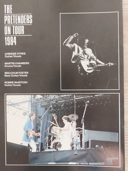 The Pretenders on Tour 1984 Programme