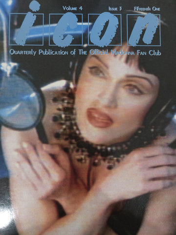 Madonna Icon Fan Club Magazine Volume 4 Issue Celebration Tour