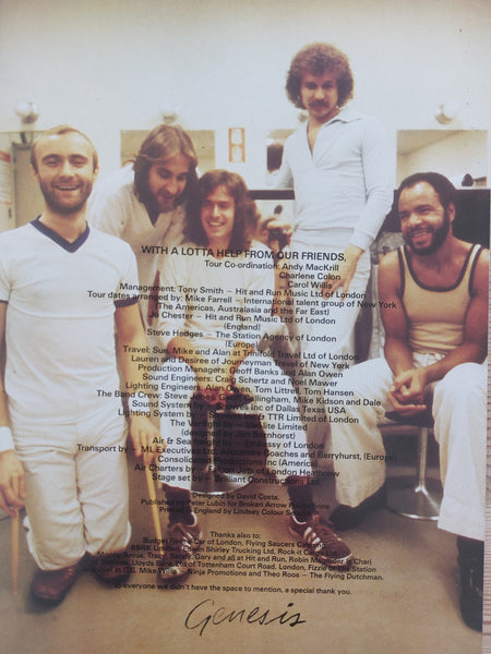 GENESIS - ABACAB TOUR - OFFICIAL PROGRAM 1981