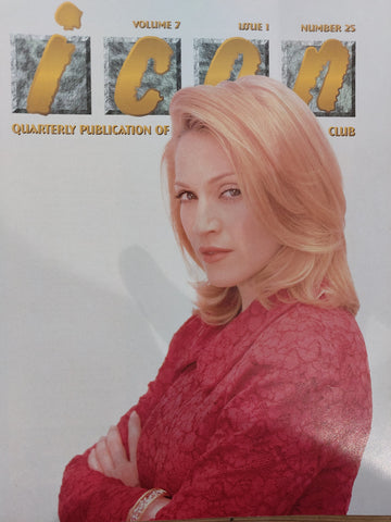 MADONNA  ICON FAN CLUB MAGAZINE NUMBER 25 VOLUME 7 ISSUE 1 EVITA ERA