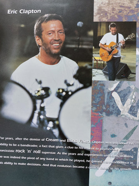 Eric Clapton 1996 Tour Concert Progam, Programme tour book