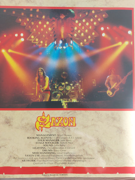 Saxon Programme 84 World Tour  Crusade