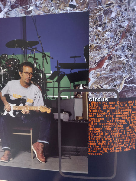 Eric Clapton Pilgrim World Tour 1998 Concert Program Tour Book