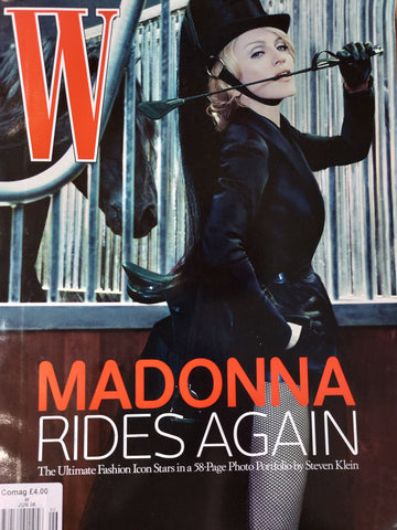 W Magazine June 2006 MADONNA Rides Again. Steven Klein Photos! Confessions Era