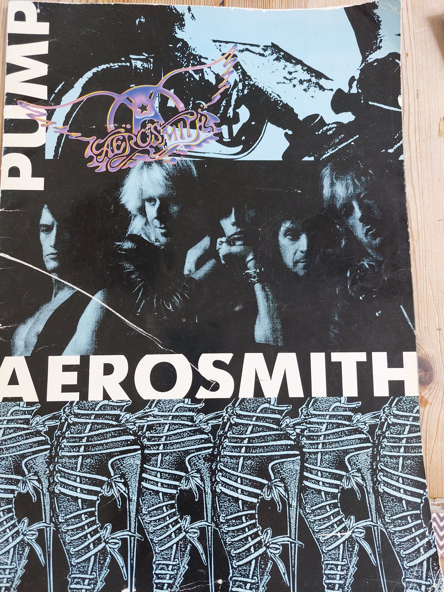 Aerosmith 1989 Pump tour programme