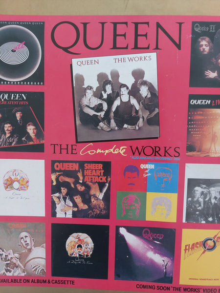 QUEEN : WORKS TOUR 1984 ORIGINAL TOUR PROGRAMME UK