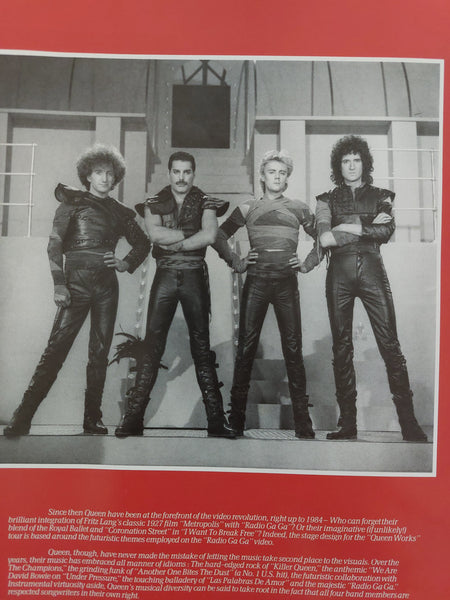 QUEEN : WORKS TOUR 1984 ORIGINAL TOUR PROGRAMME UK