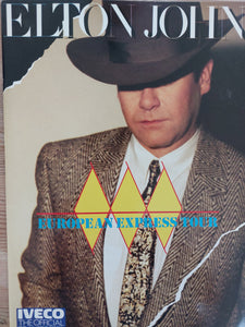 ELTON JOHN European Express Concert Tour Programme 1984 pop rock memorabilia