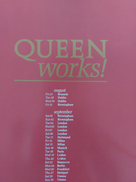 QUEEN : WORKS TOUR 1984 ORIGINAL TOUR PROGRAMME UK