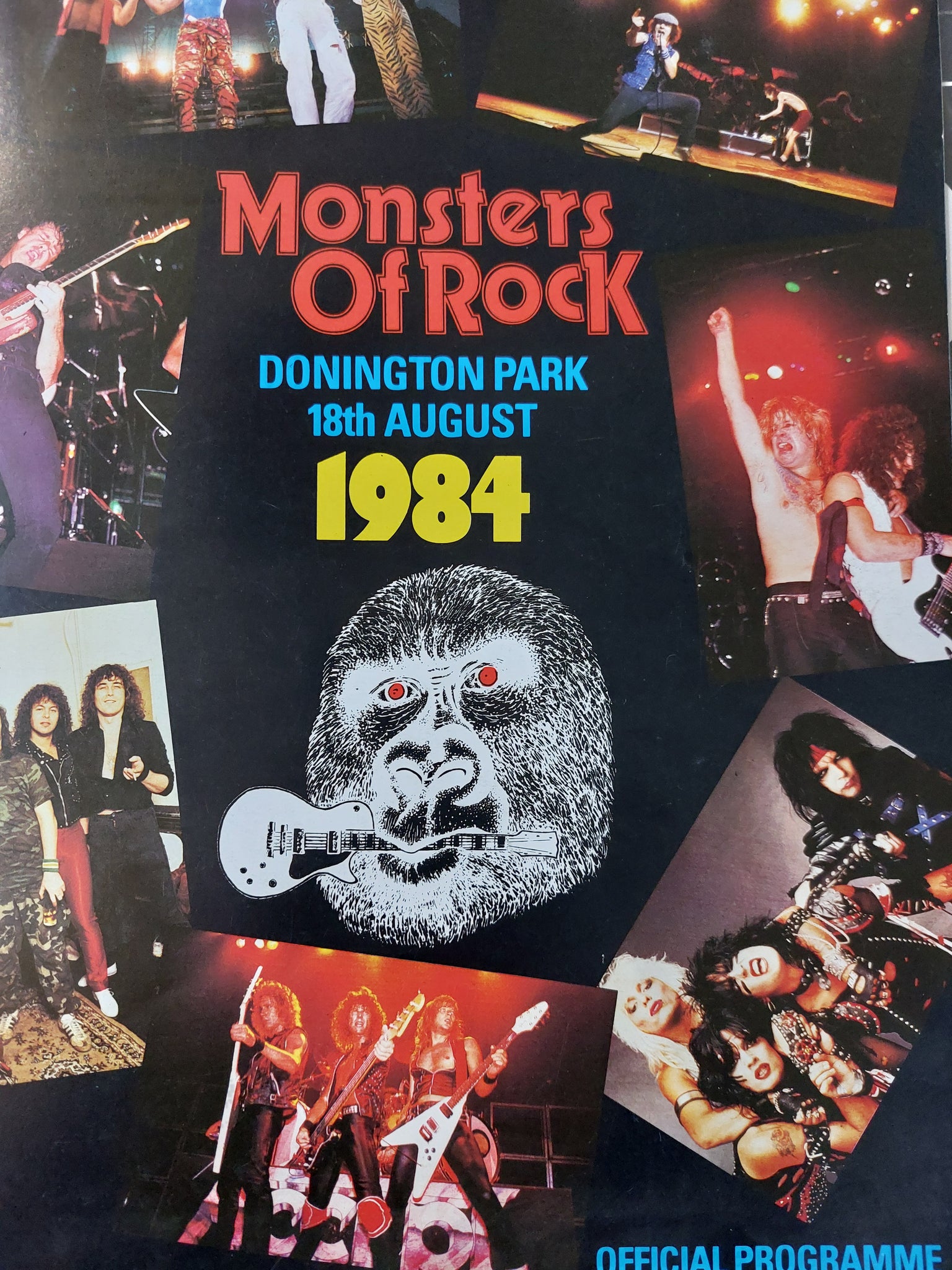 Monsters of Rock 1983 Donnington Park Tour Concert, Programme