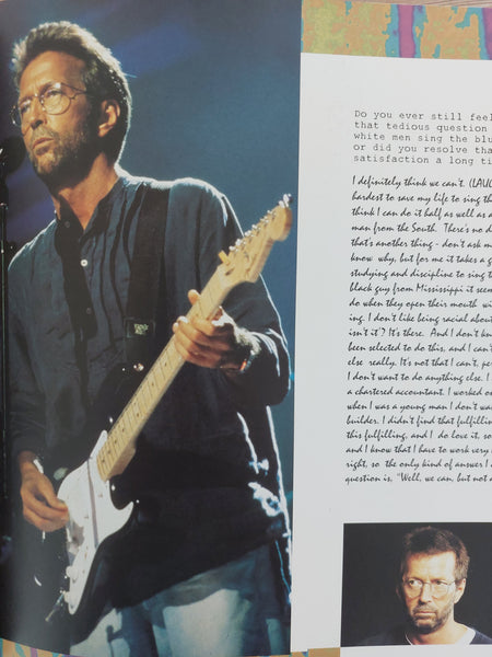 Eric Clapton tour programme - From the Cradle 1995