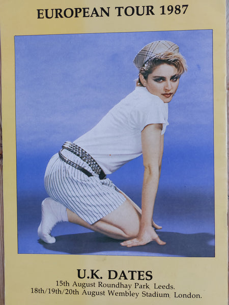 Madonna - Who's That Girl UK official tour 1987 programme