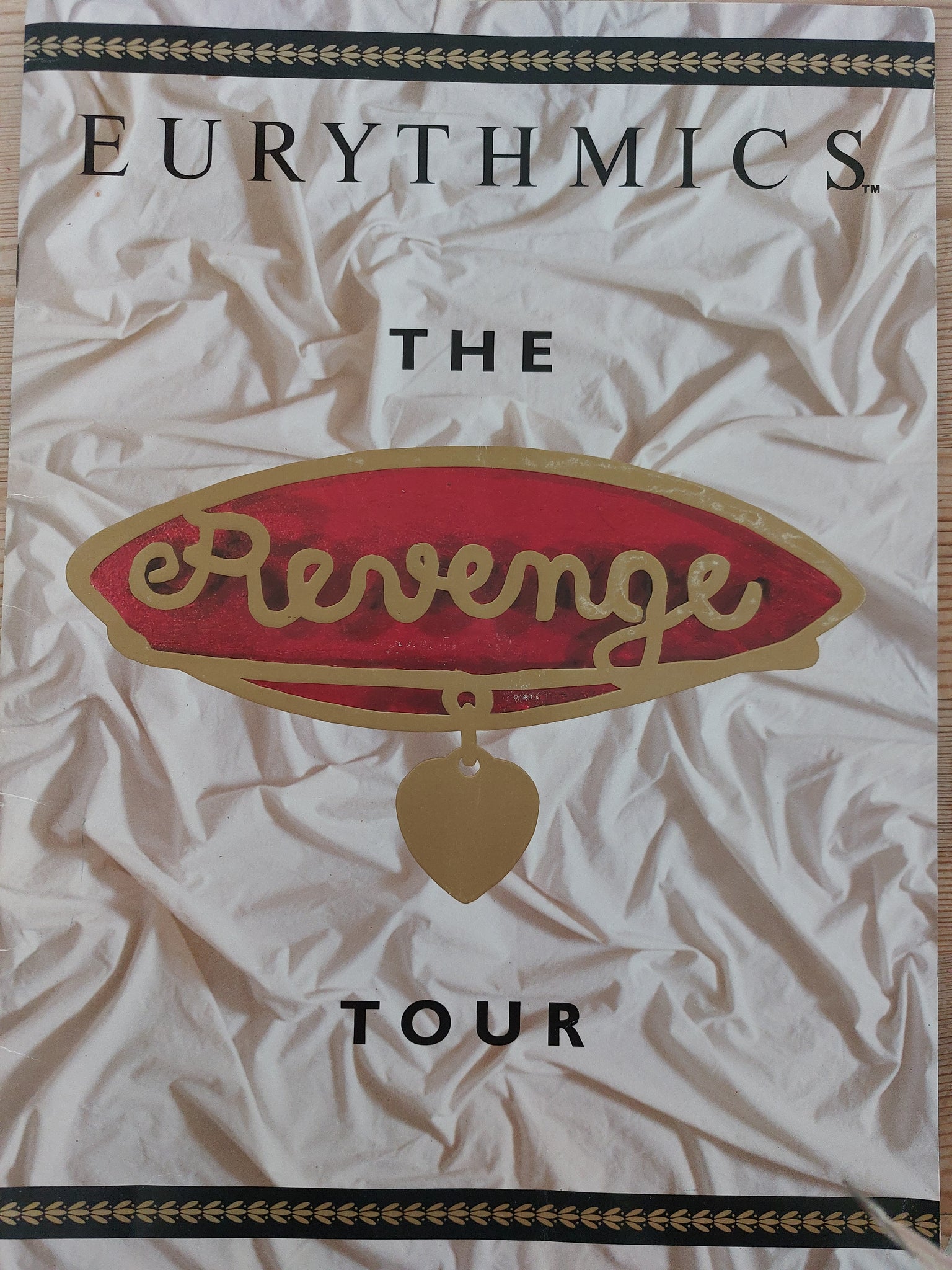 Eurythmics: The Revenge Tour concert programme