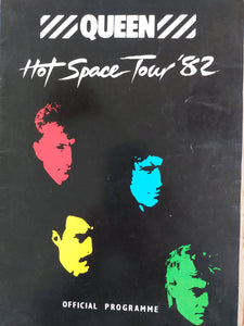 Queen Hot Space Tour 82 programme