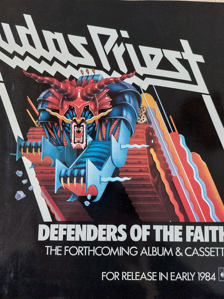 BOOK Judas Priest European Tour 1983-84 Souvenir Program Defenders of the Faith