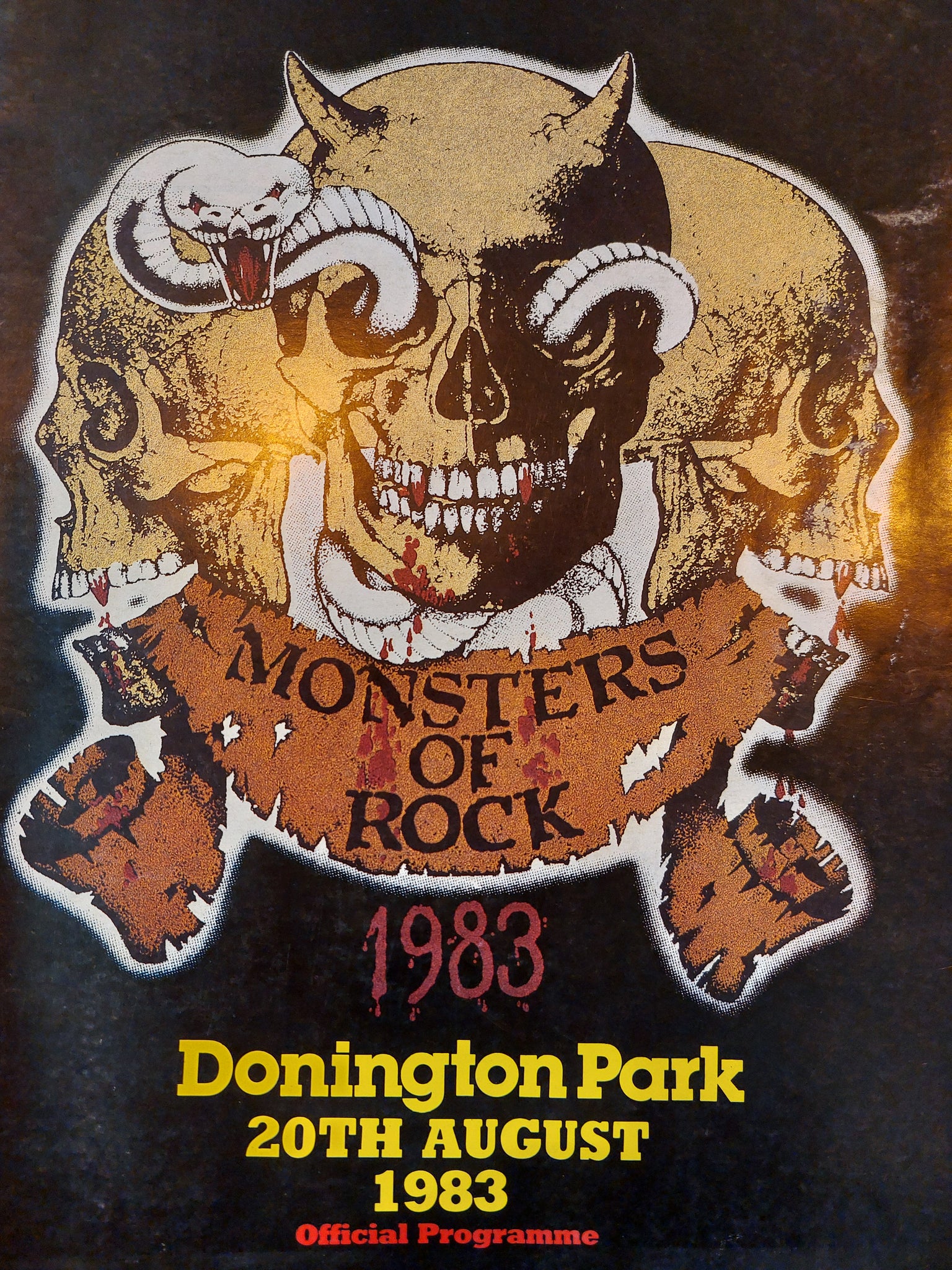 Monsters of Rock 1983 Donnington Park Tour Concert, Programme