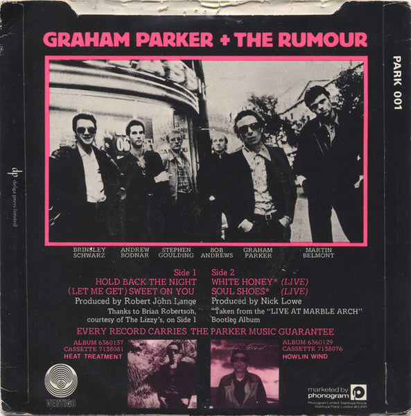 Graham Parker And The Rumour : The Pink Parker (7", EP, Red)